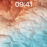 Crimson Tides Wallpaper with Ethereal Depth wallpaper for iPhone, iPad & Mac