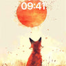 Serenity Fox Wallpaper with Sun Halo wallpaper for iPhone, iPad & Mac