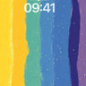 Rainbow Spectrum Stripes Wallpaper