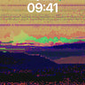 Pixel Storm Wallpaper with Glitch Horizon wallpaper for iPhone, iPad & Mac