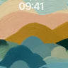 Serene Wave Gradient Wallpaper wallpaper for iPhone, iPad & Mac