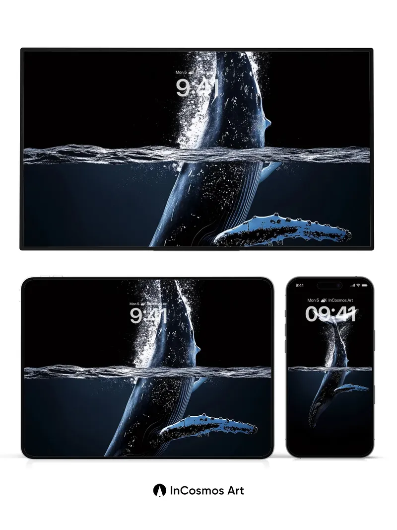 Silent Dive Wallpaper with Liquid Light