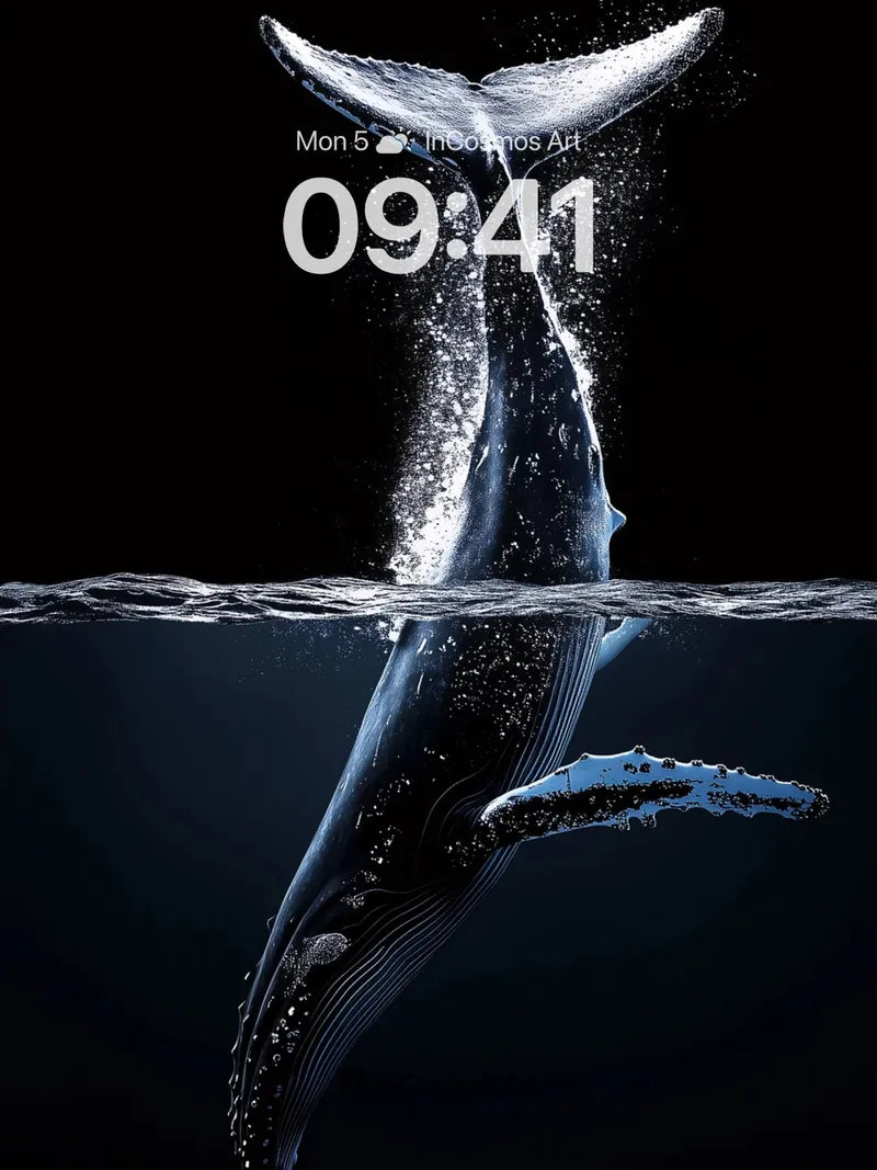 Silent Dive Wallpaper with Liquid Light