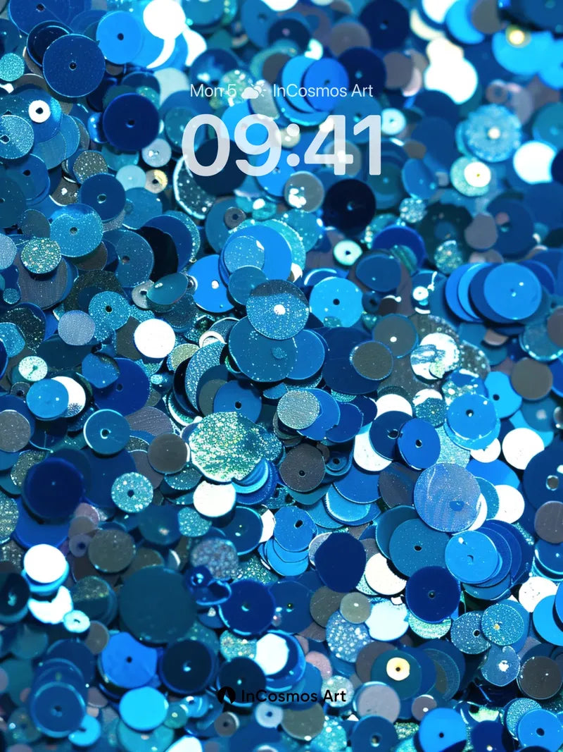 Oceanic Sparkle Wallpaper with Shimmering Depth