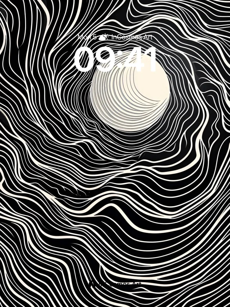 Infinite Spiral Wallpaper with Hypnotic Lines