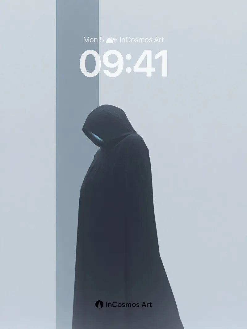 Mysterious Silhouette Wallpaper with Monolith Echo