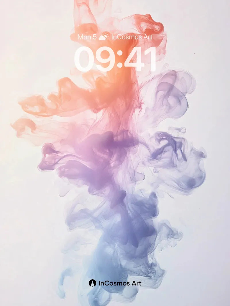 Surreal Smoke Wallpaper with Floating Hues