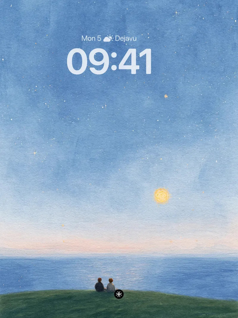 Starry Night Couple Wallpapers for Romantic Aesthetic