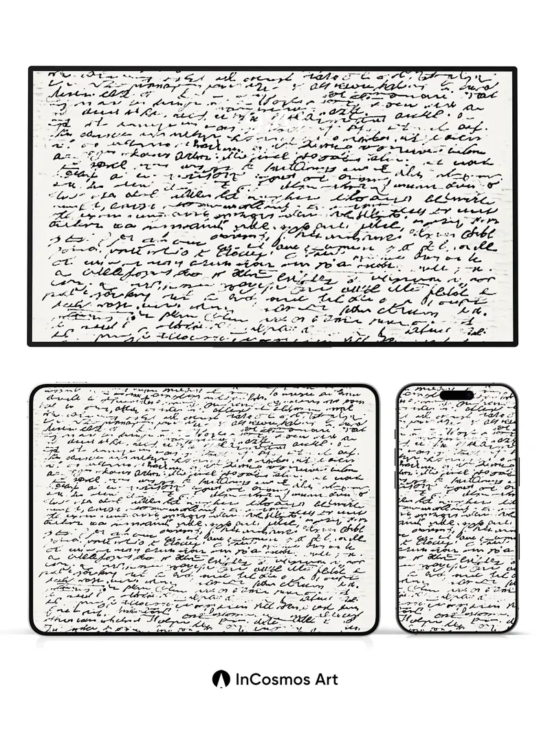 Whispered Ink Wallpaper with Hidden Stories