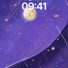 Lunar Whispers Wallpaper with Starlit Drift wallpaper for iPhone, iPad & Mac