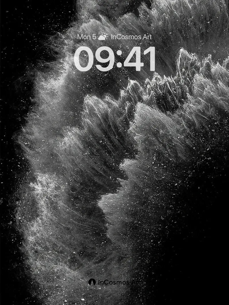 Cosmic Dust Wallpaper with Ethereal Flow