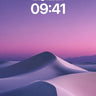 Serenity Dune Wallpaper with Twilight Hues wallpaper for iPhone, iPad & Mac