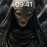 Silent Dominion Wallpaper with Textured Masks wallpaper for iPhone, iPad & Mac