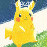 Sunlit Sketch Wallpaper with Crayon Hues wallpaper for iPhone, iPad & Mac