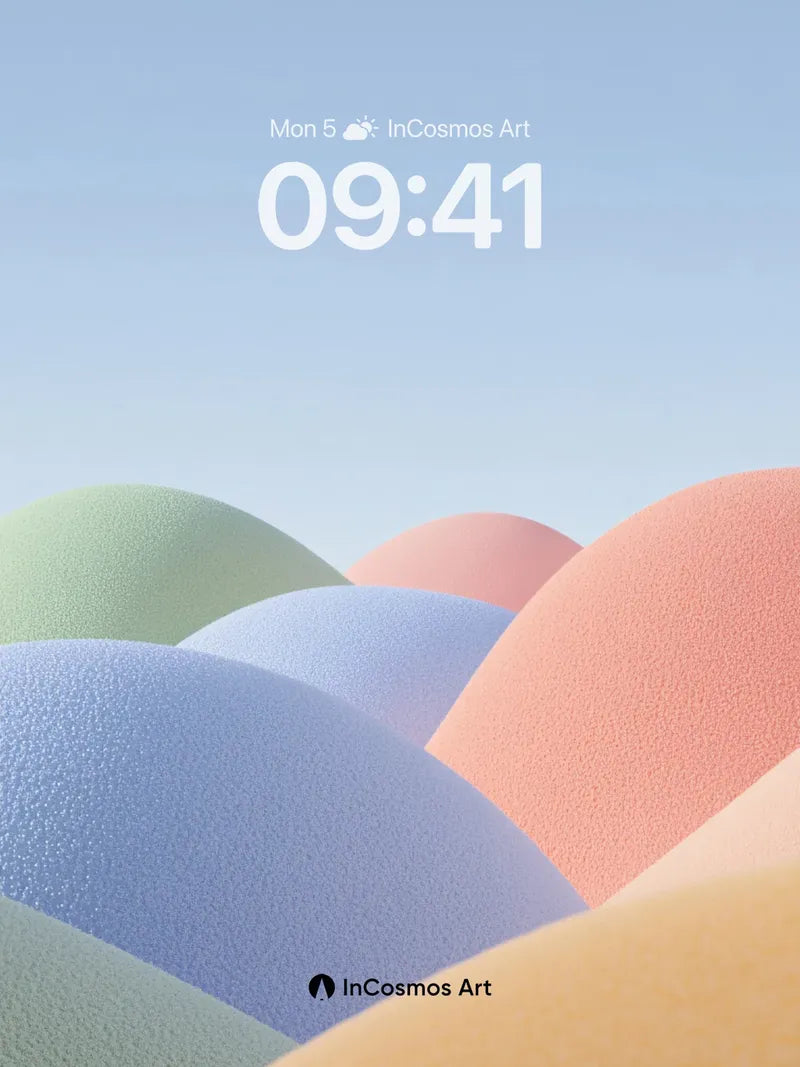 Serene Dune Wallpaper with Soft Gradient Hues