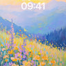 Golden Hush Wallpaper with Mountain Whisper wallpaper for iPhone, iPad & Mac