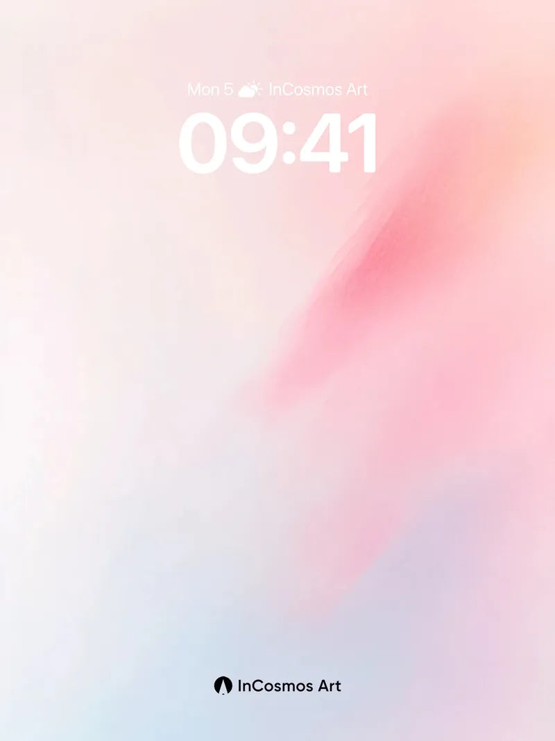 Soft Hush Gradient Wallpaper with Ethereal Light