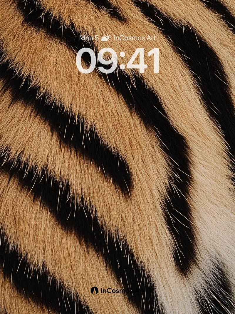 Wild Stride Wallpaper with Feral Texture