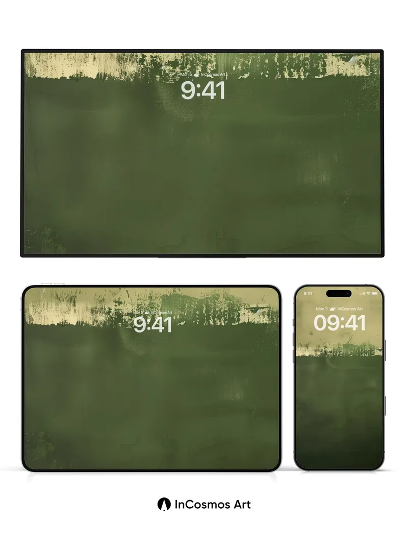 Muted Horizon Wallpaper with Weathered Texture