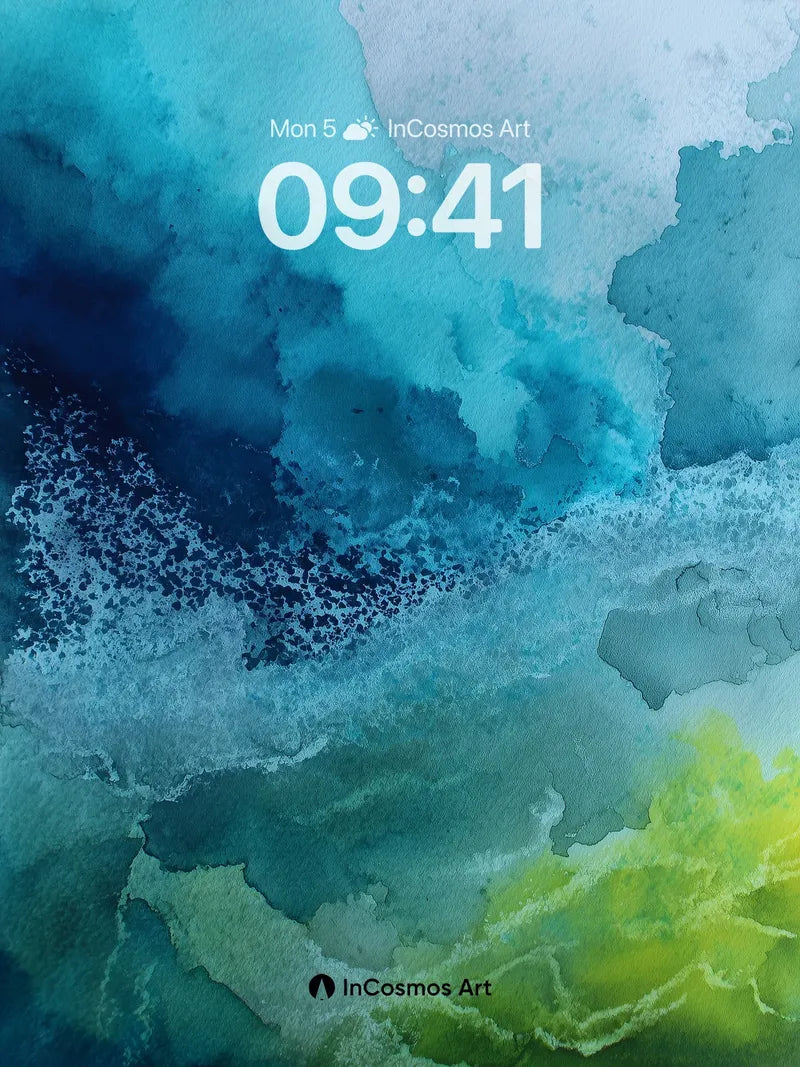 Oceanic Breath Wallpaper with Living Color