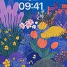 Midnight Garden Bloom Wallpaper wallpaper for iPhone, iPad & Mac