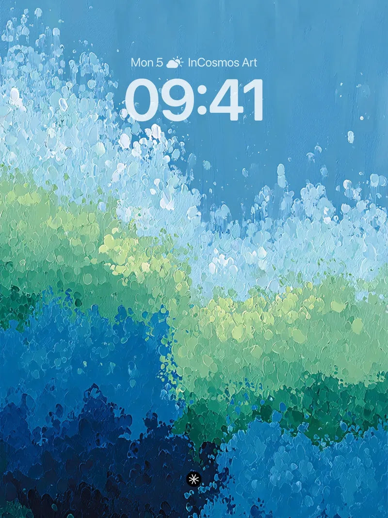 Oceanic Hues Gradient Flow Wallpaper wallpaper for iPhone, iPad & Mac