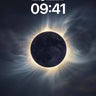 Eclipse Veil Wallpaper with Celestial Crown wallpaper for iPhone, iPad & Mac