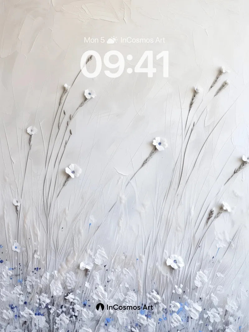 Serenity Meadow Wallpaper with Whispering Grass