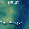 Surreal Dreamscapes: Sheep in a Gradient Flow wallpaper for iPhone, iPad & Mac