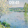 Serenity Bloom Wallpaper with River Light wallpaper for iPhone, iPad & Mac
