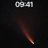 Cosmic Ember Wallpaper with Starlit Trail wallpaper for iPhone, iPad & Mac