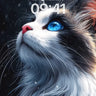 Cosmic Gaze Wallpaper with Icy Fur wallpaper for iPhone, iPad & Mac