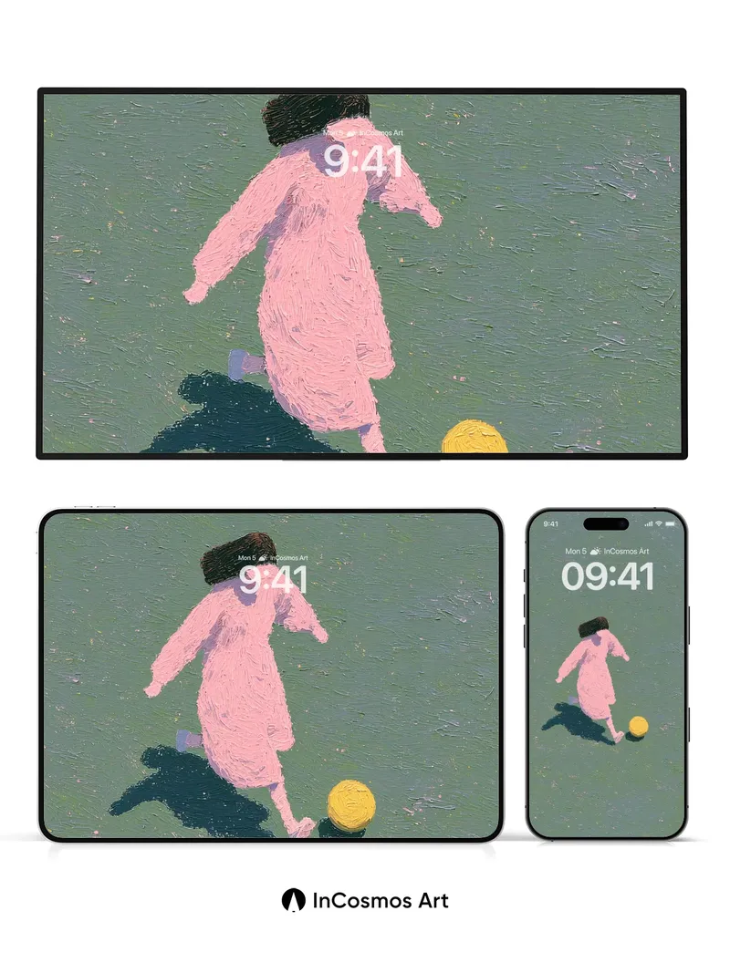 Whispering Motion Wallpaper with Dappled Light