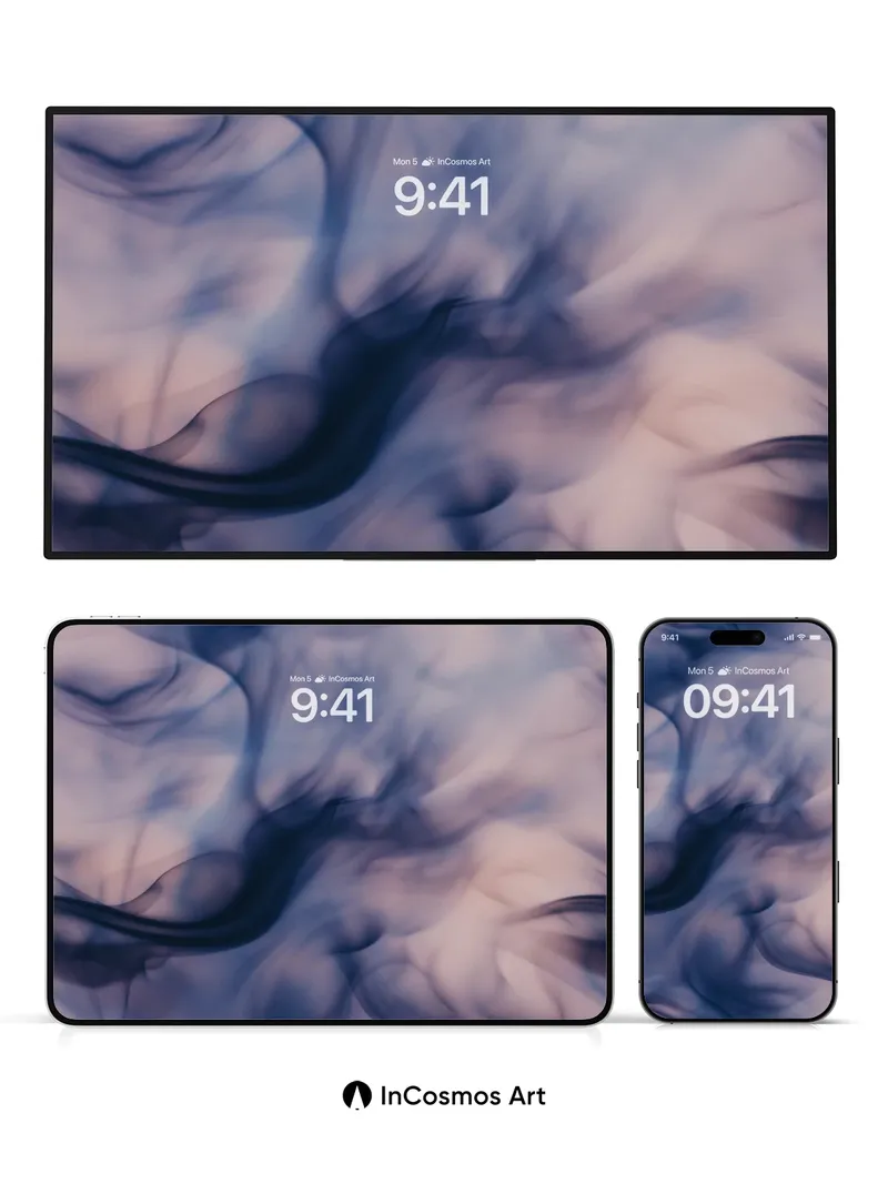 Whispering Smoke Wallpaper with Ethereal Drift