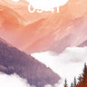 Crimson Valley Wallpaper with Floating Clouds wallpaper for iPhone, iPad & Mac