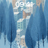 Snowfall Whisper Wallpaper with Mountain Hush wallpaper for iPhone, iPad & Mac