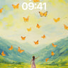 Golden Flight Wallpaper with Mountain Whisper wallpaper for iPhone, iPad & Mac