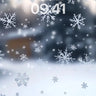 Frost Whisper Wallpaper with Silent Snowfall wallpaper for iPhone, iPad & Mac