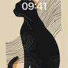 Silhouetted Serenity Wallpaper with Hidden Lines wallpaper for iPhone, iPad & Mac