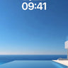 Infinite Horizon Wallpaper with Glass Edge wallpaper for iPhone, iPad & Mac