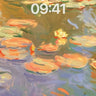 Serenity Waterlily Wallpaper with Golden Light wallpaper for iPhone, iPad & Mac