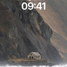 Storm-Whispered Stone Wallpaper with Cliffside Solitude wallpaper for iPhone, iPad & Mac