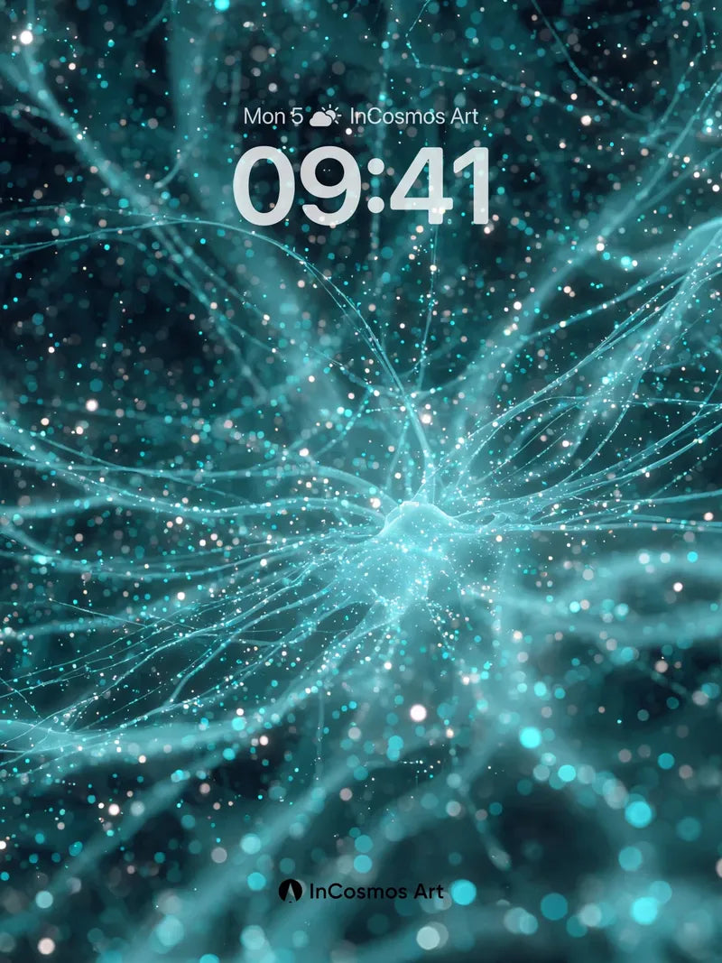 Neural Luminance Wallpaper with Starlight Veins