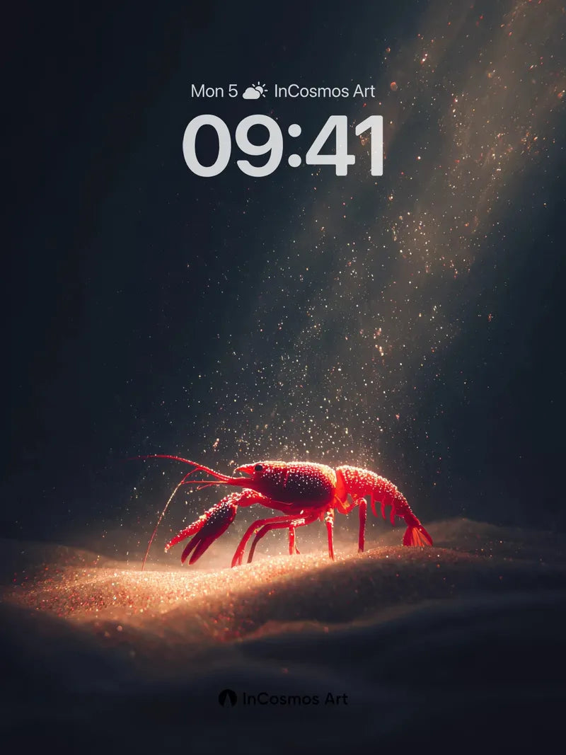 Crimson Dust Drift Wallpaper in Deep Haze wallpaper for iPhone, iPad & Mac