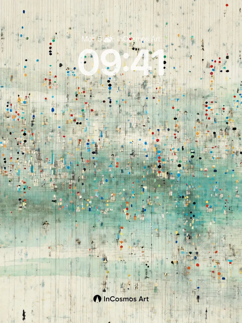 Quiet Rainfall Wallpaper with Vertical Grain wallpaper for iPhone, iPad & Mac