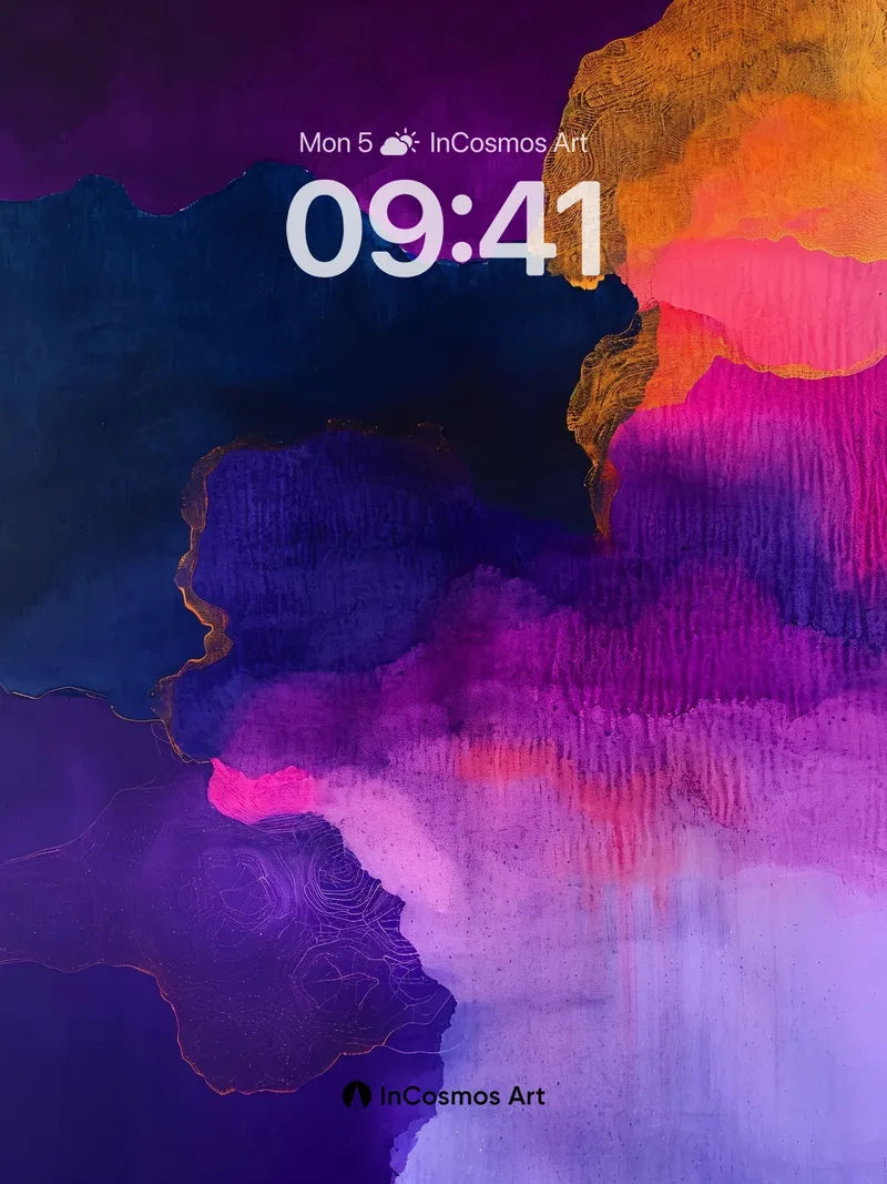 Luminous Abyss Wallpaper with Swirling Chroma