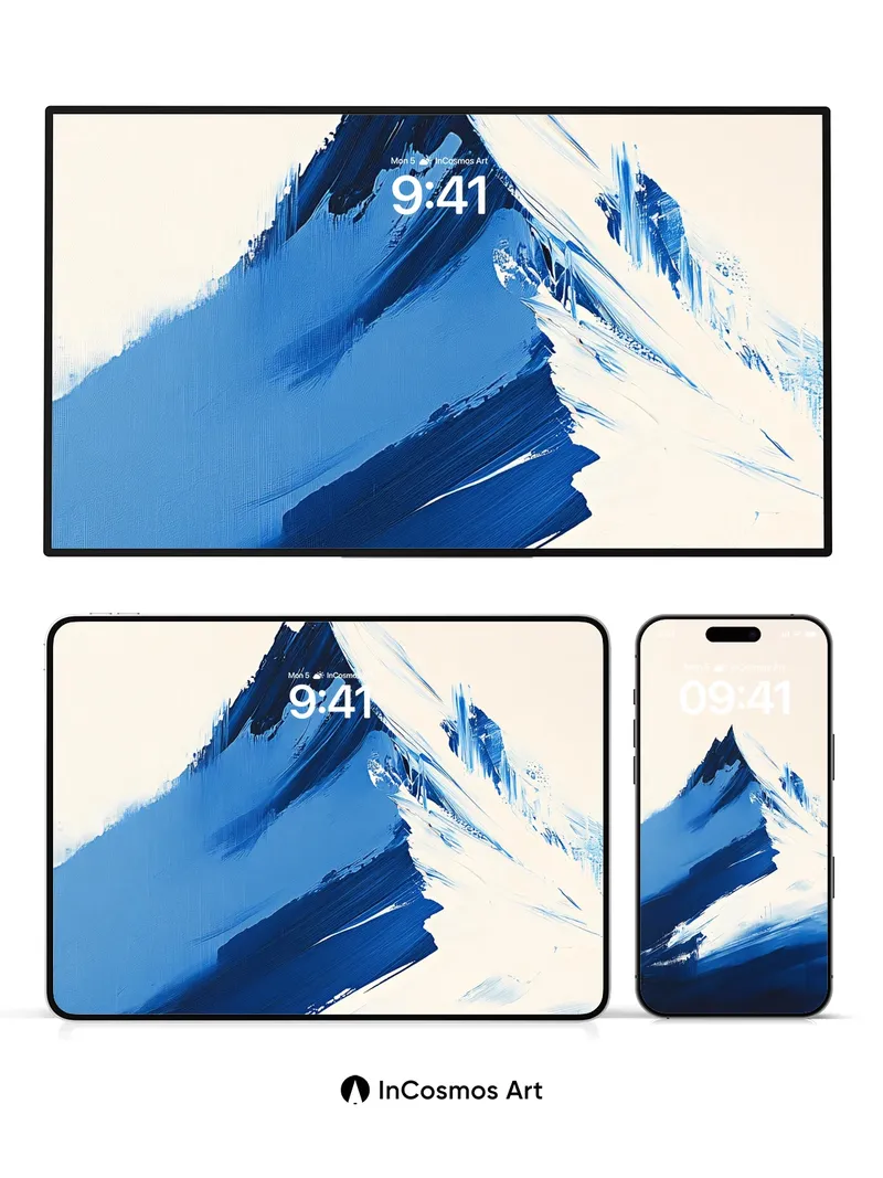 Crisp Silence Wallpaper with Frozen Light