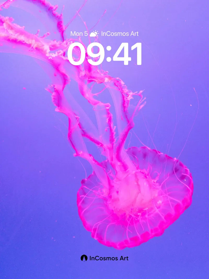 Luminous Drift Wallpaper with Ethereal Tendrils