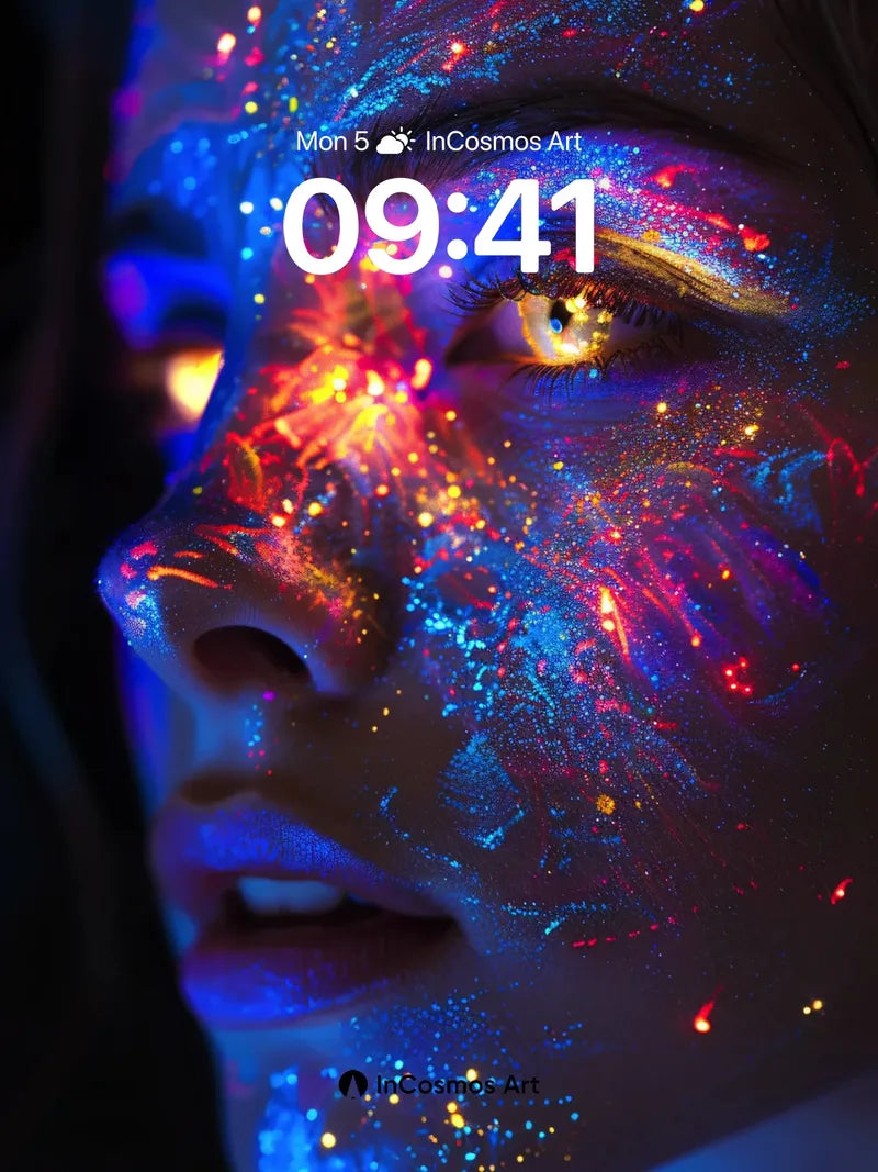 Cosmic Veil Wallpaper with Starlight Breath