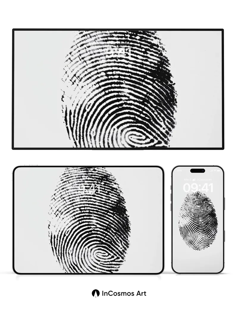 Whispering Spiral Wallpaper with Inked Depths